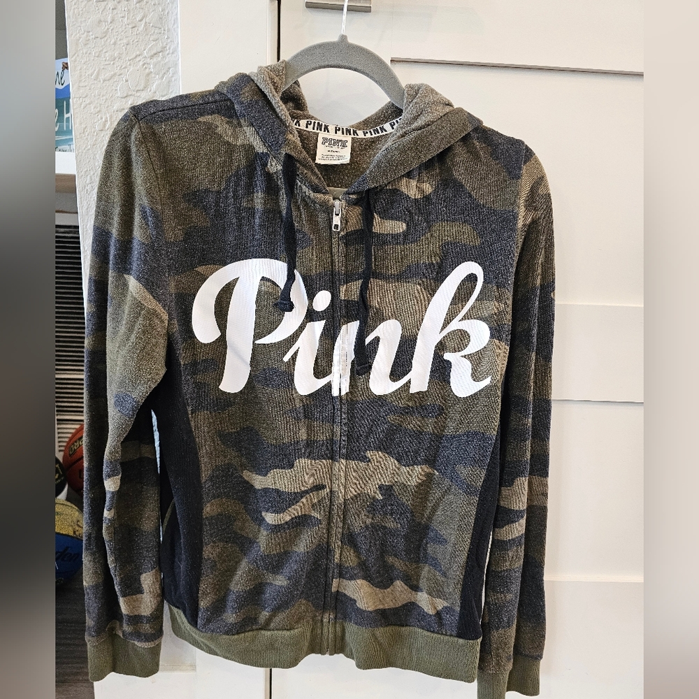 PINK Victoria's Secret Camo Jacket